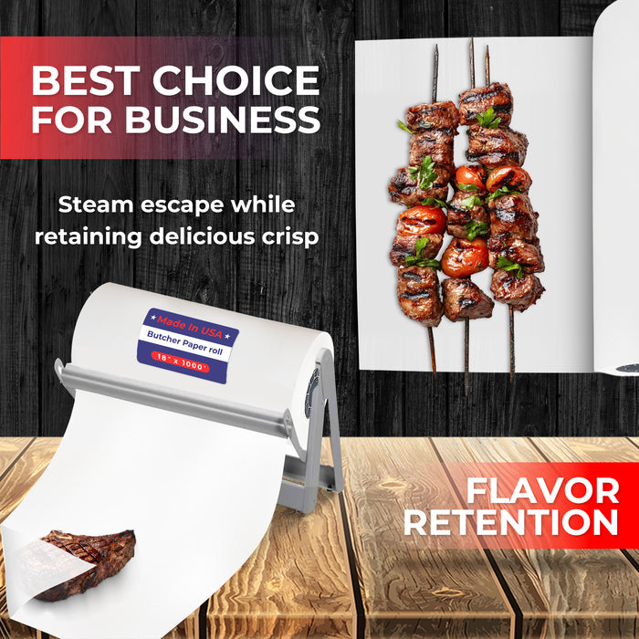 18" x 1,000' - 40# Butcher Paper Roll - POSPaper.com