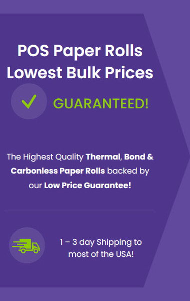 Thermal Paper Rolls 2 1/4 x 165 - High-Quality