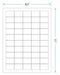 1.5" x 1"  Laser/Inkjet Labels; 50 up; (100 sheets/box) - Standard White Matte - POSpaper.com