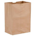 1/6 52# Brown Grocery Bags - 12" x 7" x 17" (500 bags/case) - POSpaper.com