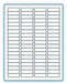 1.75" x 0.5"  Laser/Inkjet Labels; 80 up; (100 sheets/box) - Standard White Matte - POSpaper.com