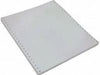 10 5/8" x 11" - 15# 1-Ply Continuous Computer Paper (3,500 sheets/carton) No Vert. Perf - 1/2" Green Bar - POSpaper.com