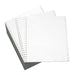 11 3/4" x 8 1/2" - 20# 1-Ply Continuous Computer Paper (2,700 sheets/carton) No Vert. Perf - 1/2" Green Bar - POSpaper.com