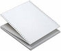 14 7/8" x 8 1/2" - 15# 4-Part Premium Carbonless Computer Paper (850 sheets/carton) No Vert. Perf - 1/2" Green Bar - POSpaper.com
