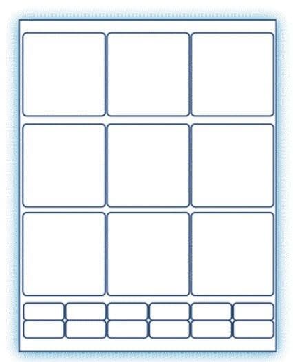 2.75" x 2.75"  Laser/Inkjet Labels; 9 up; (250 sheets/box) - Standard White Matte - POSpaper.com