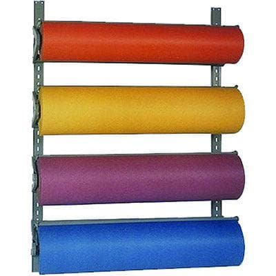 24" Butcher Paper Dispenser Four Roll Wall Rack - POSpaper.com