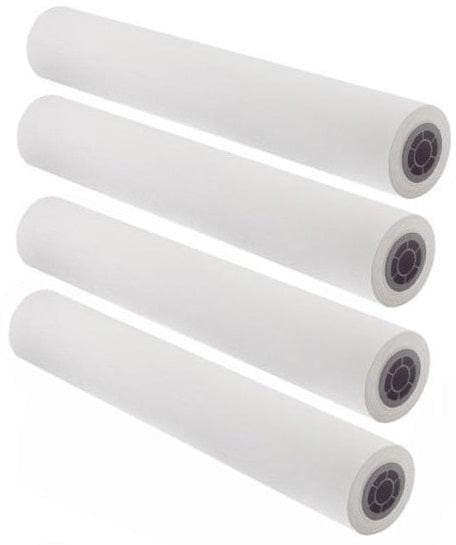 24" x 150' - 24# Inkjet Presentation Bond Paper, 2" Core (4 rolls/carton) - 94 Bright - POSpaper.com