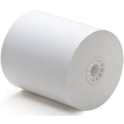 3 1/4" x 165' 1-Ply Bond Paper (50 rolls/case) - POSpaper.com