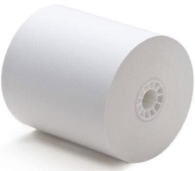 3" x 194' 1-Ply Bond Paper (50 rolls/case) - POSpaper.com