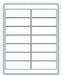 4" x 1.33"  Laser/Inkjet Labels; 14 up; (250 sheets/box) - Standard White Matte - POSpaper.com