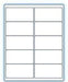 4" x 2"  Laser/Inkjet Labels; 10 up; (250 sheets/box) - Standard White Matte - POSpaper.com