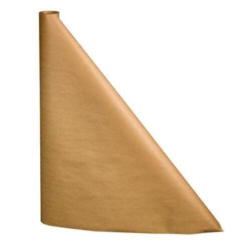 40" x 100'  Paper Table Cover (1 roll) - Plain Brown Kraft - POSpaper.com