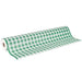 40" x 300'  Paper Table Cover (1 roll) - Green / White Gingham - POSpaper.com