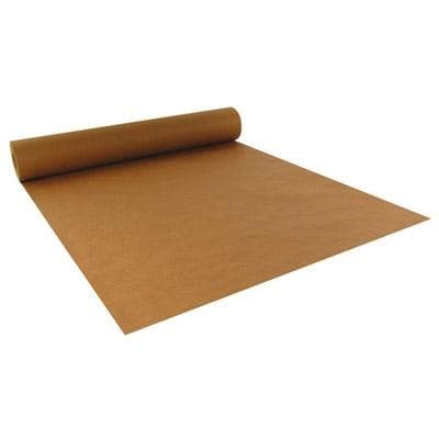 40" x 300'  Paper Table Cover (1 roll) - Plain Brown Kraft - POSpaper.com