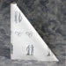 40" x 300'  Paper Table Cover (1 roll) - Wedding Bride / Groom Silver Design - POSpaper.com