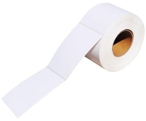 4" x 6"  Thermal Transfer Paper Label;  3" Core;  Perforated;  1,000 Labels/roll - Glassine liner (2 Rolls) - POSpaper.com