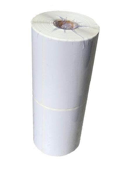 4" x 6"  Thermal Transfer Paper Label;  1" Core;  Perforated; 2 Rolls/case;  250 Labels/roll - Glassine liner - POSpaper.com