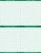 8 1/2" x 11" - 4 up Laser Rx Paper (500 sheets/pack) Horizontal & Vertical Perf - Green - POSpaper.com