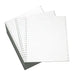 9 1/2" x 5 1/2" - 15# 3-Part Premium Carbonless Computer Paper (2,100 sheets/carton) L&R Perf. - White/Canary/Pink - POSpaper.com