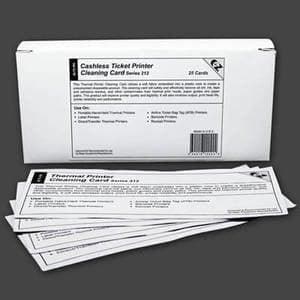 Cashless Ticket Printer Cleaning Cards (25 / Box)   *Clearance Item* - POSpaper.com