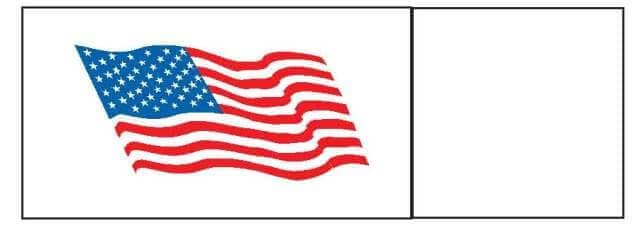 Napkin Bands - Linen (20,000 bands/case) - American Flag - POSpaper.com