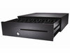 APG Series 100 Cash Drawer (Adjustable Media Slot, 320 MultiPRO Interface and 16" x 16") - Color: Black - POSpaper.com