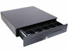 APG Vasario Cash Drawer (Painted Front with Dual Media Slots, 320 MultiPRO Interface and 16" x 16") - Color: Black - POSpaper.com