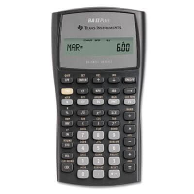 Texas Instruments BAIIPlus Financial Calculator, 10-Digit LCD - POSpaper.com