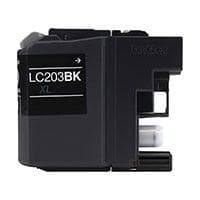 Compatible Brother LC203BK Inkjet Cartridge (550 page yield) - Black - POSpaper.com