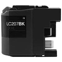 Compatible Brother LC207BK Inkjet Cartridge (1200 page yield) - Black - POSpaper.com