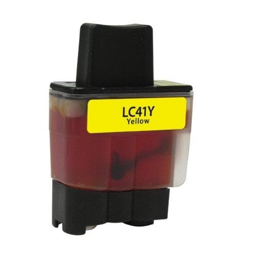 Compatible Brother LC41Y Inkjet Cartridge (400 page yield) - Yellow - POSpaper.com