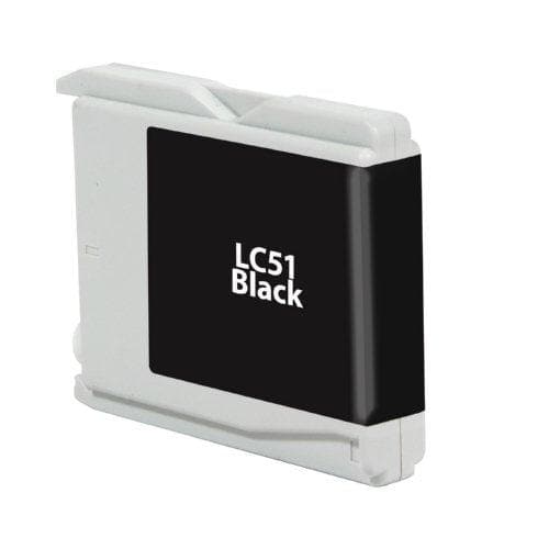 Compatible Brother LC51BK Inkjet Cartridge (500 page yield) - Black - POSpaper.com