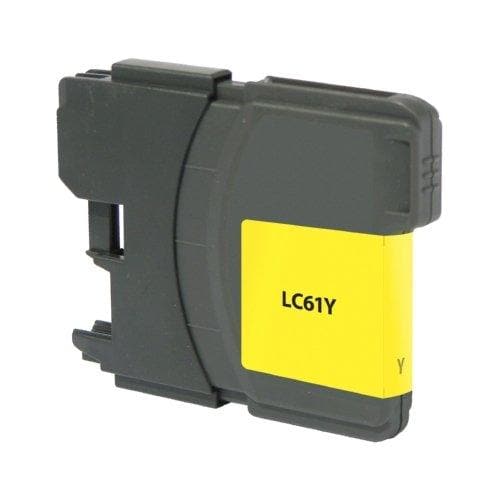 Compatible Brother LC61/65Y Inkjet Cartridge (325 page yield) - Yellow - POSpaper.com