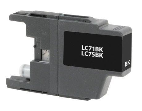 Compatible Brother LC75BK Inkjet Cartridge (600 page yield) - Black - POSpaper.com
