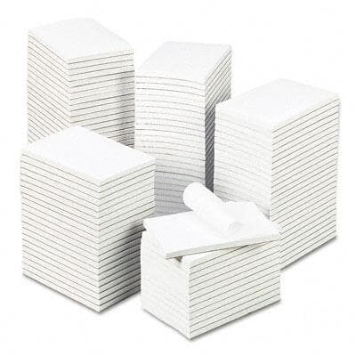 Bulk Scratch Pads, Unruled, 4 x 6, White, 100-Sheet Pads, 120 Pads/Carton - POSpaper.com