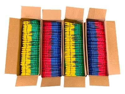 Trail maker Crayons Bulk 100 Box Set, 20 Colors Per Box, Bulk Crayons for  Classroom Kids Ages 4-8, Wholesale Bright Wax Coloring Crayons : :  Toys & Games