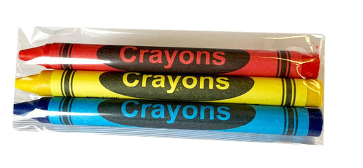 3-Pack Premium Cello Crayons (180 Packs of 3 each = 540 crayons/case) - POSpaper.com