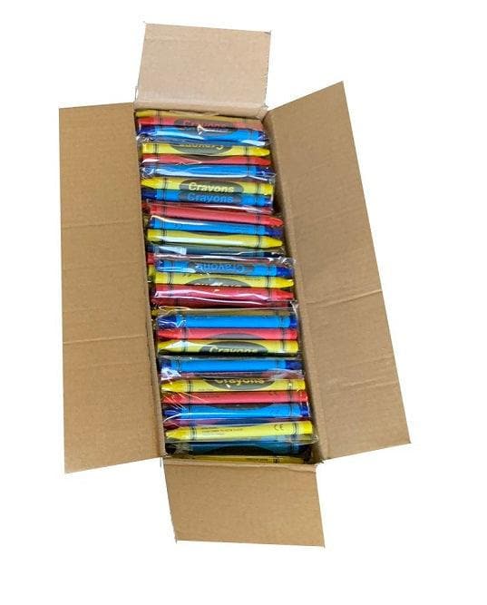 Bulk Crayon Cello-Wrapped 3-Packs