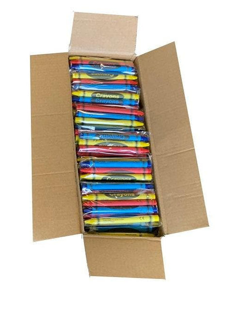 3-Pack Premium Cello Crayons (180 Packs of 3 each = 540 crayons/case) - POSpaper.com