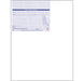 California compliant 8 1/2" x 11" Full Sheet Laser Rx Paper (500 sheets/pack) - Blue - POSpaper.com