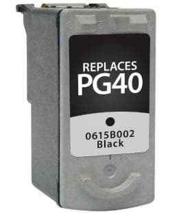 Remanufactured Canon PG-40 Inkjet Cartridge (200 page yield) - Black - POSpaper.com