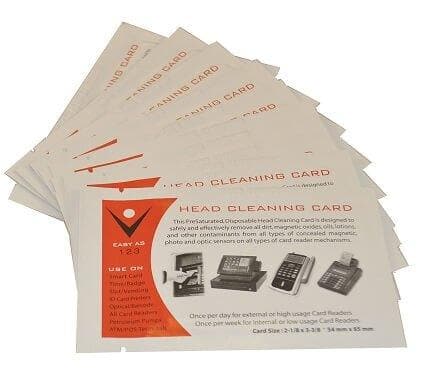 Card Reader Cleaning Swipe Cards (10 / box) - POSpaper.com