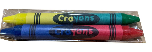 Bulk Restaurant Crayons 2 Crayons per Pack 4 Color Assortments, 1600  Packs/Case