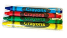 4-Pack Premium Cello Crayons (500 Packs of 4 each = 2,000 crayons/case) - POSpaper.com