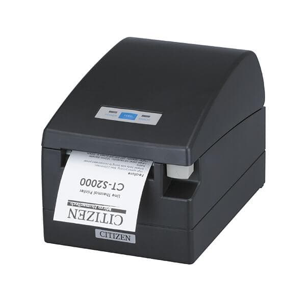 Citizen CT-S2000, Thermal POS Printer, 80mm, 220 mm/Sec, 42 col, Serial & USB, Internal Power Supply - White - POSpaper.com