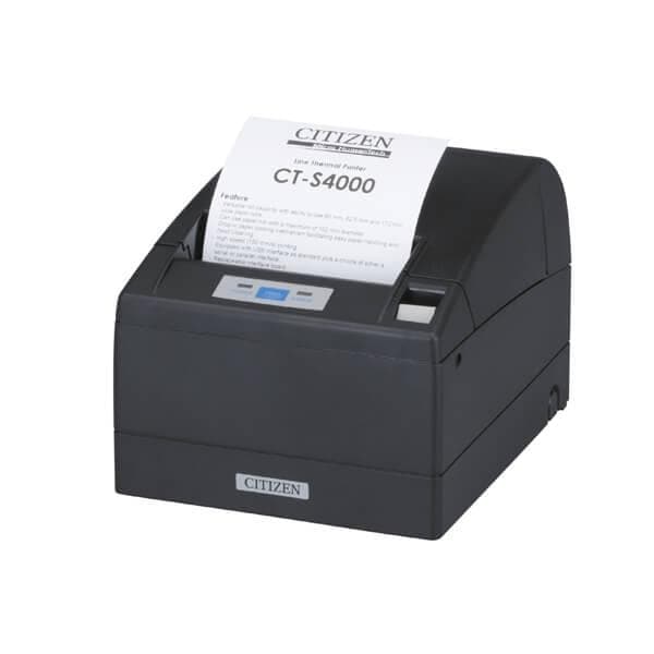 Citizen CT-S4000, Thermal POS Printer, 112mm, 150 mm/Sec, 69 col, Ethernet & USB Cyber - POSpaper.com