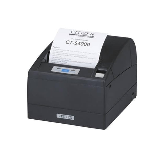 Citizen CT-S4000, Thermal POS Printer, 112mm, 150 mm/Sec, 69 col, Ethernet & USB, Label Cyber - POSpaper.com