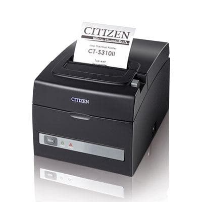Citizen CT-S310II, Thermal POS Printer, 160mm, USB/Serial Interface, Black, PNE Sensor - POSpaper.com