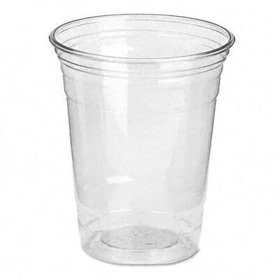 Dixie Clear Plastic PETE Cups, Cold, 12 oz., WiseSize Packs, (500 cups per carton) - POSpaper.com