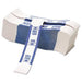 Color-Coded Kraft Currency Straps, Dollar Bill, $100, Self-Adhesive, 1000/Pack - POSpaper.com